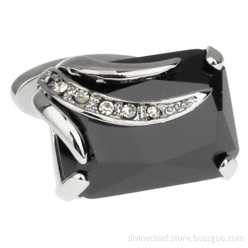 Fashion Rhinestone Suit Shirt Cufflinks For Man's Gift